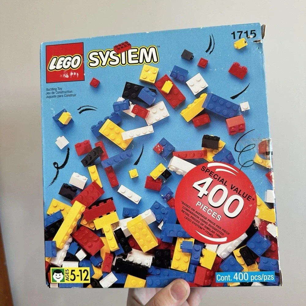 New VTG Lego Universal Building Set 1715 Unopened‎ System 400 Pieces